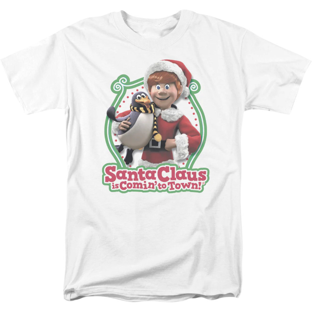 Topper And Kris Kringle Santa Claus Is Comin To Town T-Shirt